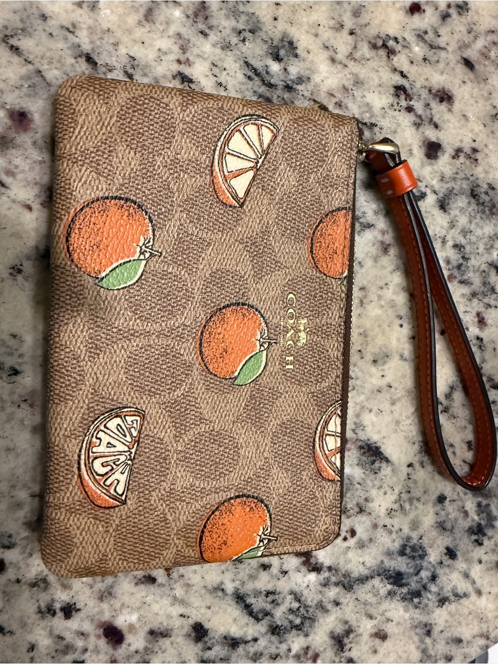 Coach Outlet Corner Zip Wristlet